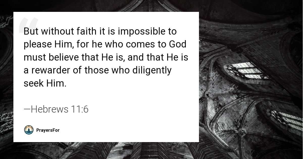 Hebrews 11:6