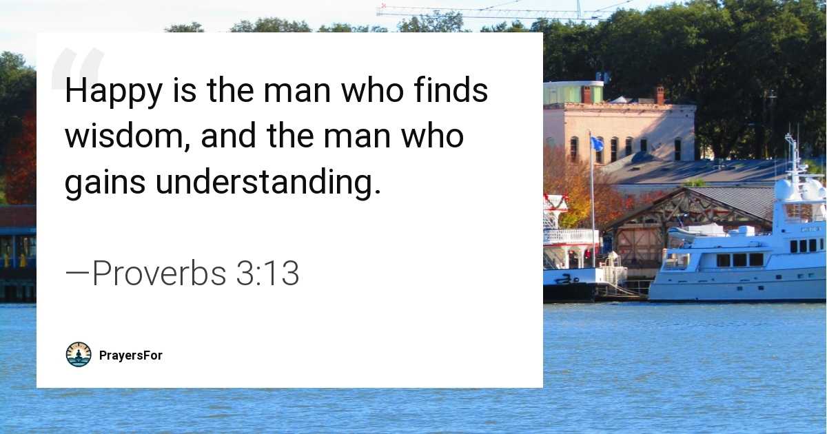 Proverbs 3:13