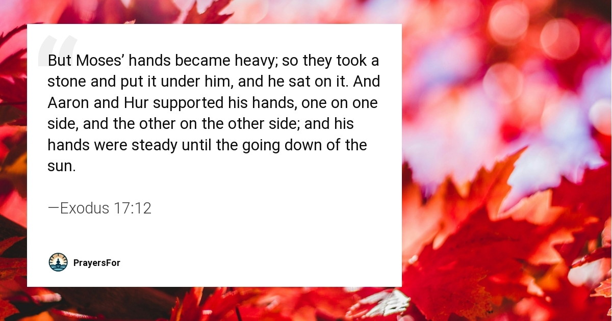 Exodus 17:12
