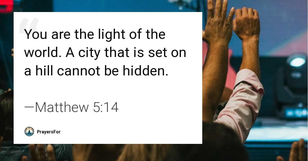 Matthew 5:14