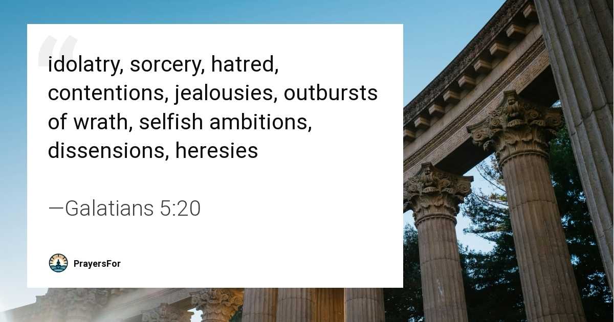 Galatians 5:20