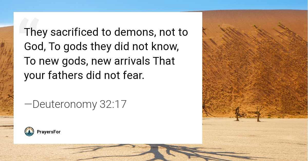 Deuteronomy 32:17