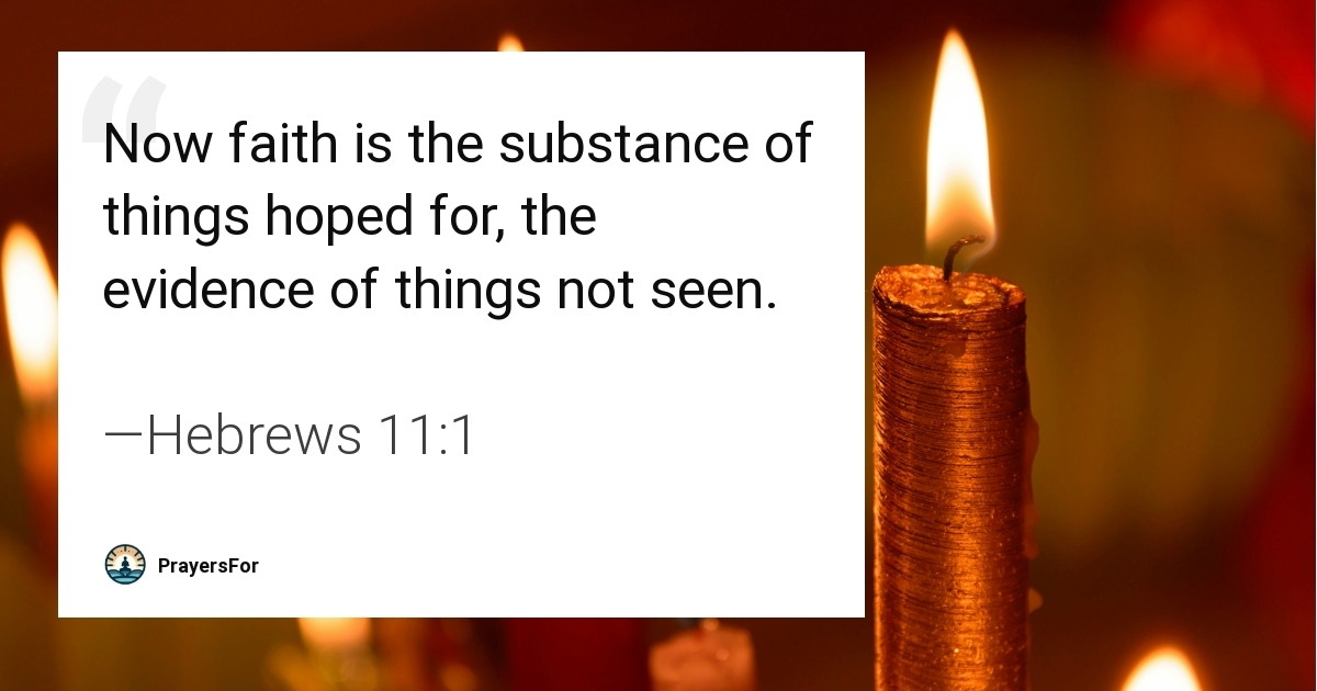 Hebrews 11:1