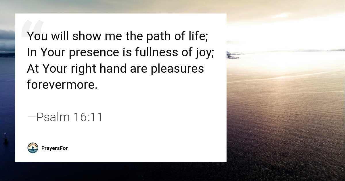 Psalm 16:11