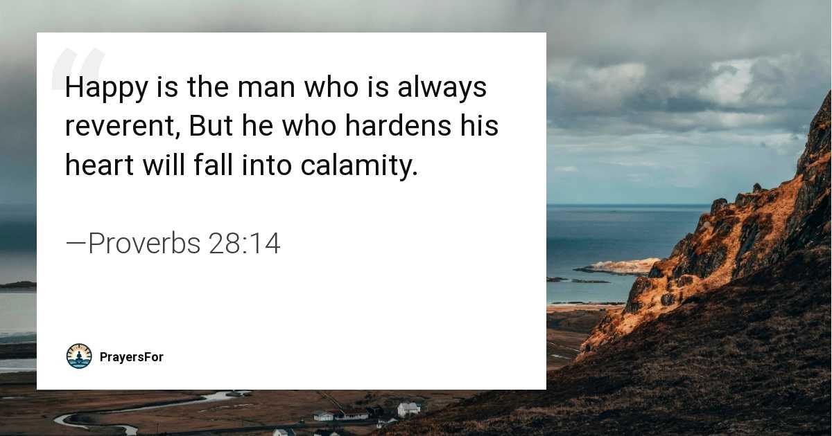 Proverbs 28:14