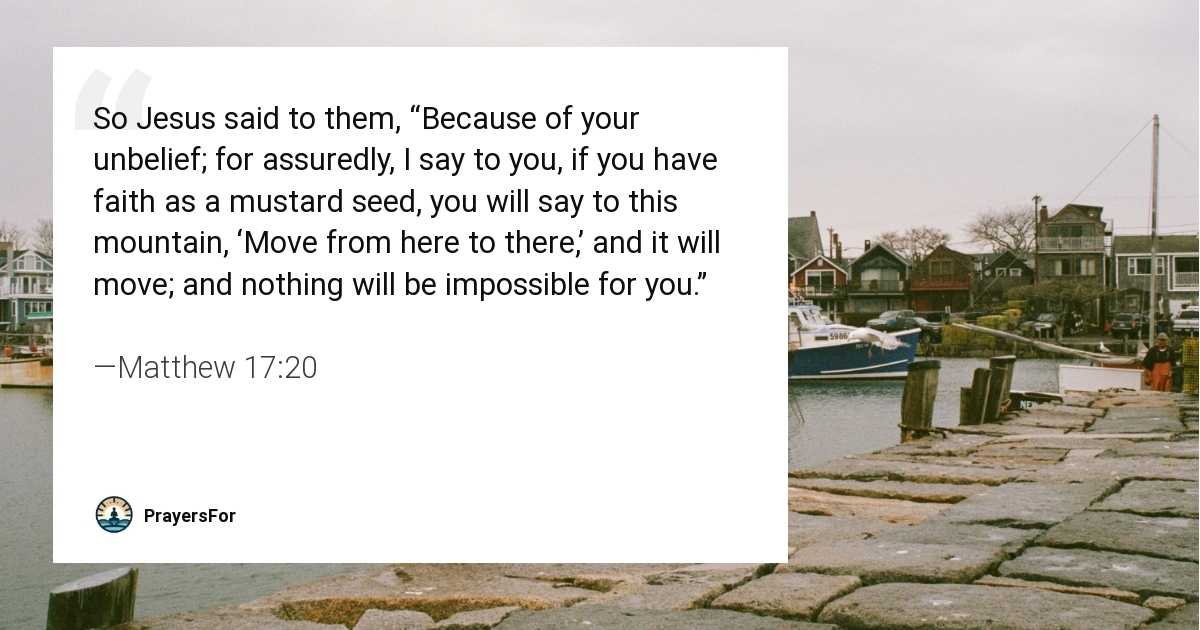Matthew 17:20