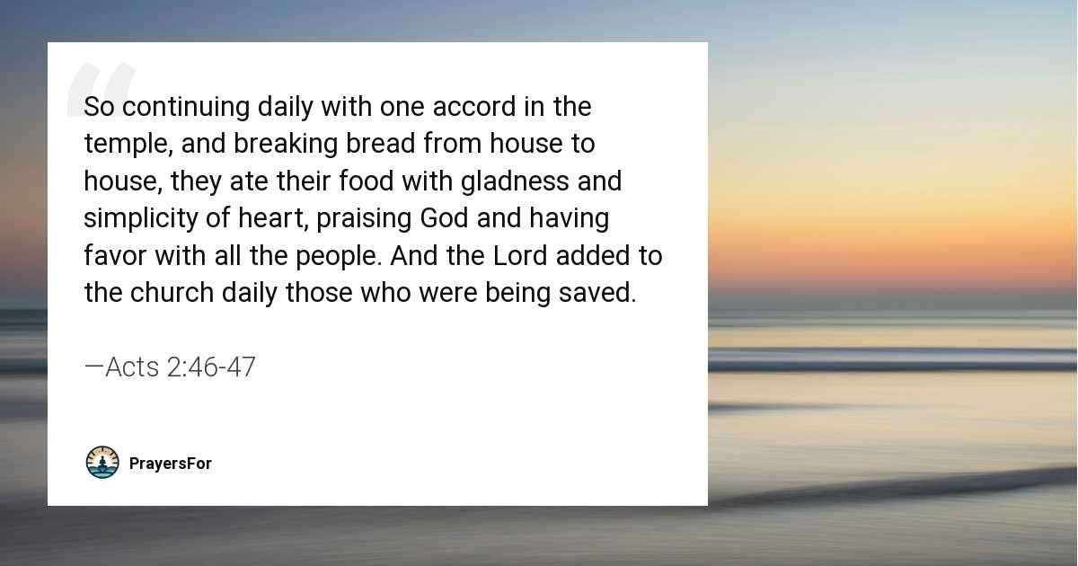 Acts 2:46-47