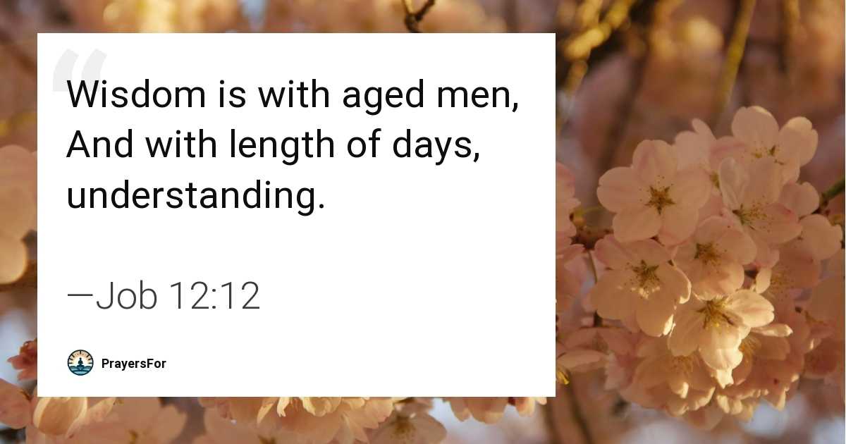 Job 12:12