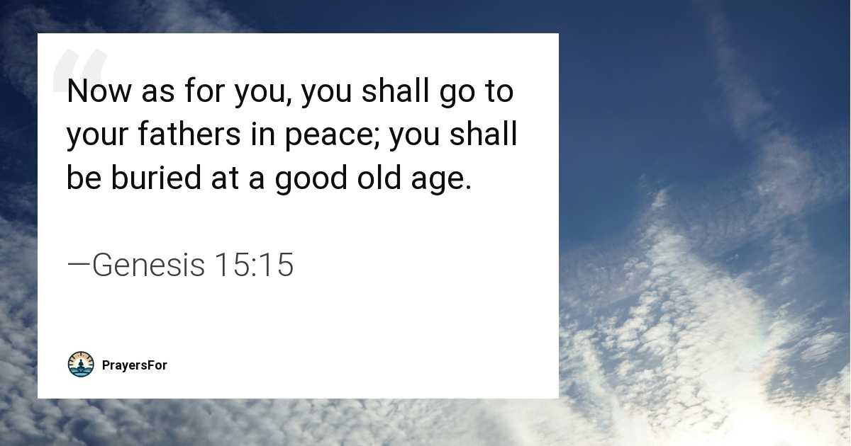 Genesis 15:15