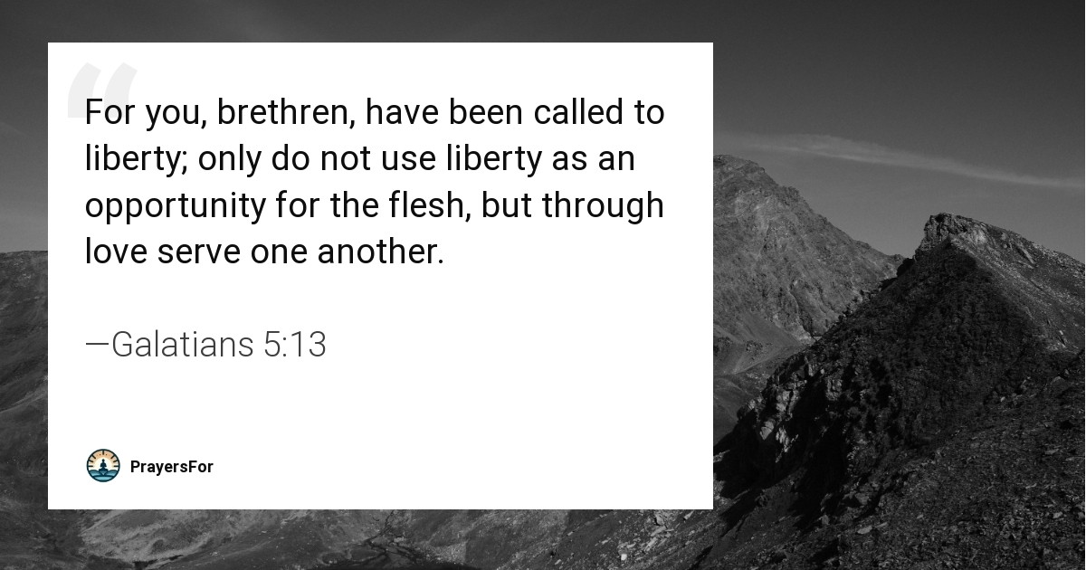 Galatians 5:13