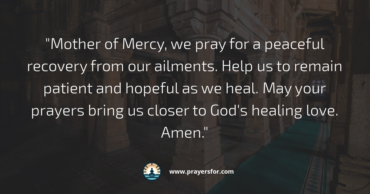 Peaceful Recovery Prayer