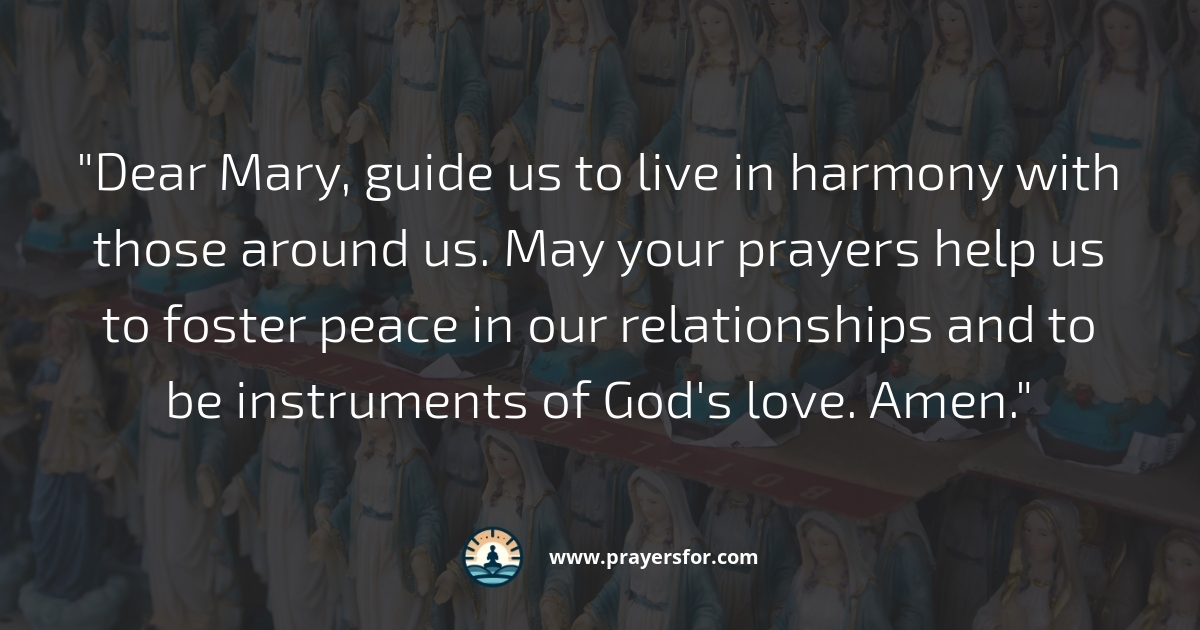 Harmony in Life Prayer