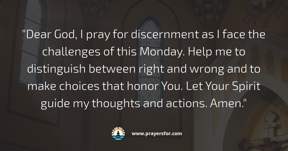 Discernment Prayer