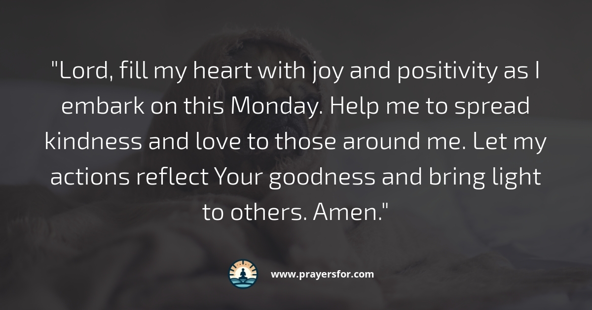 Joy and Positivity Prayer