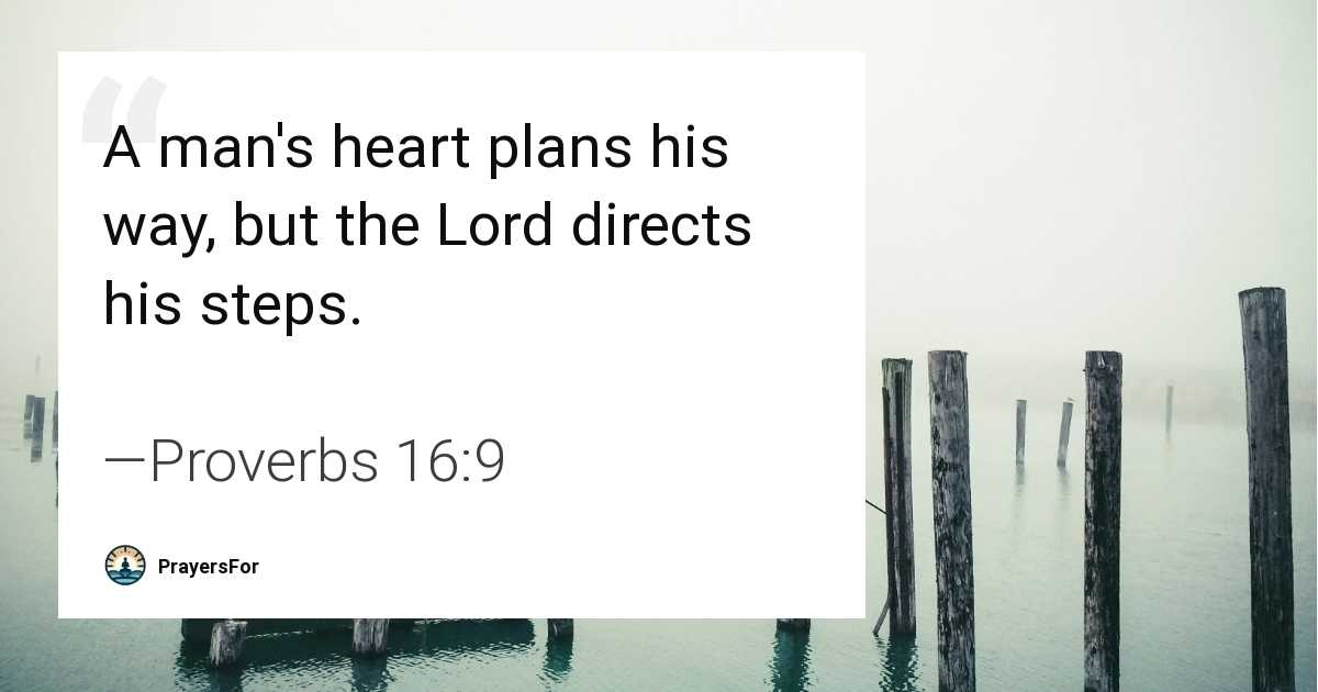 Proverbs 16:9