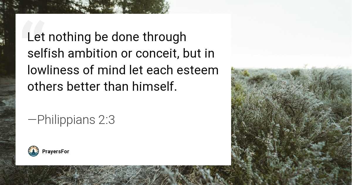 Philippians 2:3