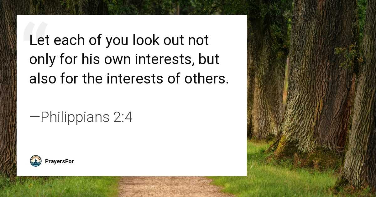 Philippians 2:4