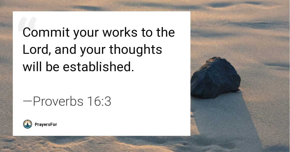 Proverbs 16:3
