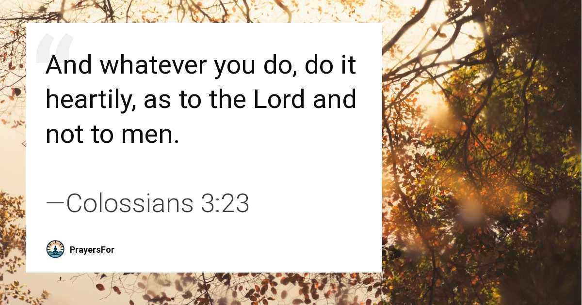 Colossians 3:23