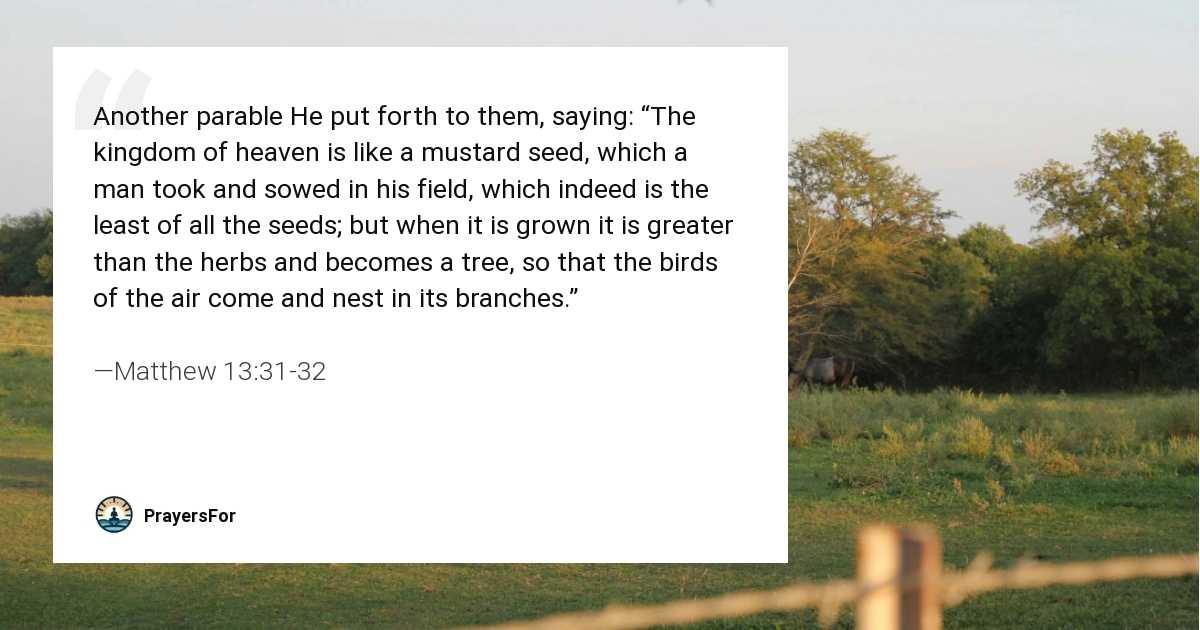 Matthew 13:31-32