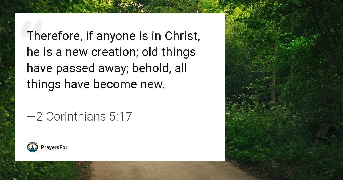 2 Corinthians 5:17