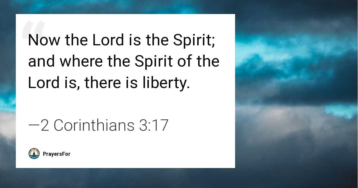 2 Corinthians 3:17
