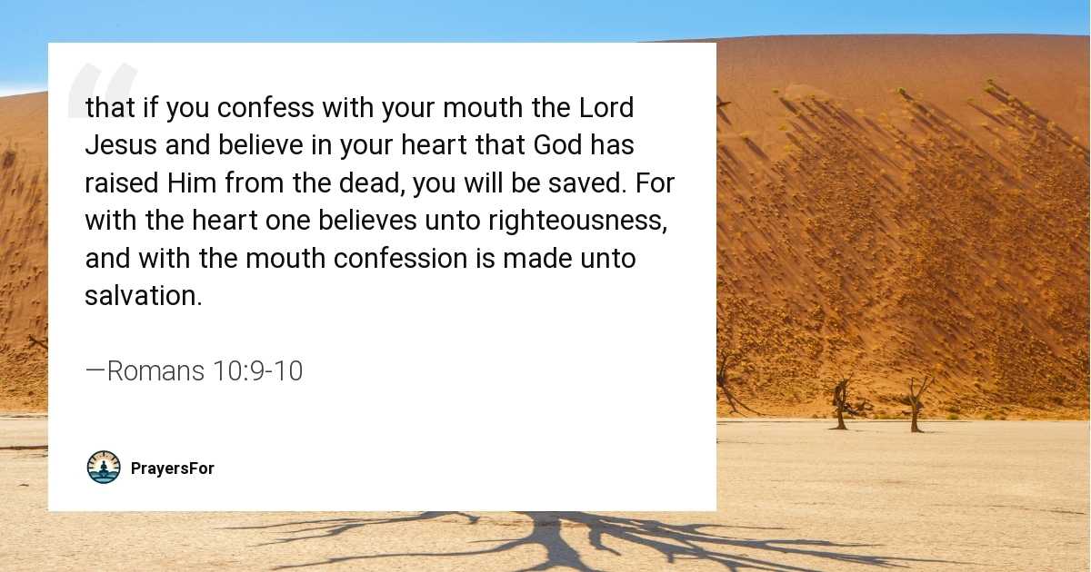 Romans 10:9-10