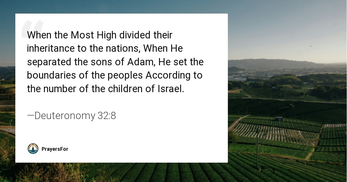 Deuteronomy 32:8