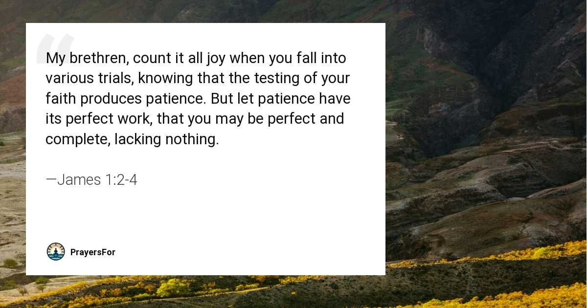 James 1:2-4