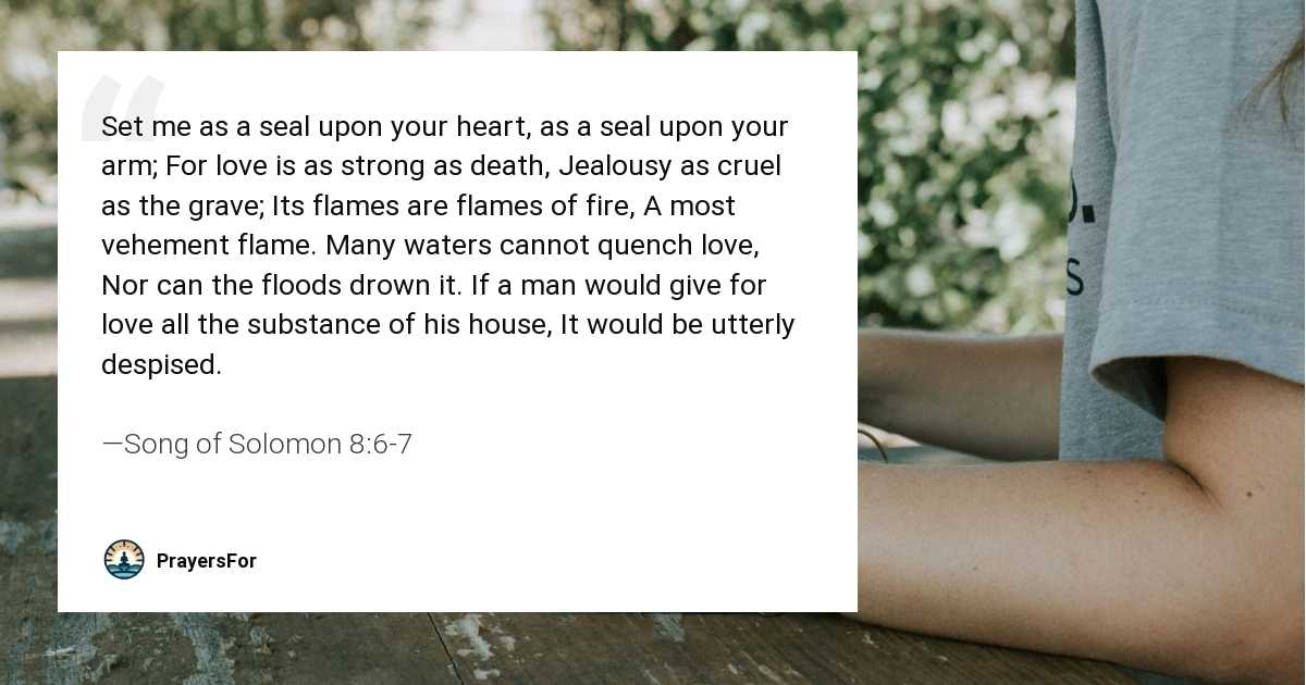 Song of Solomon 8:6-7