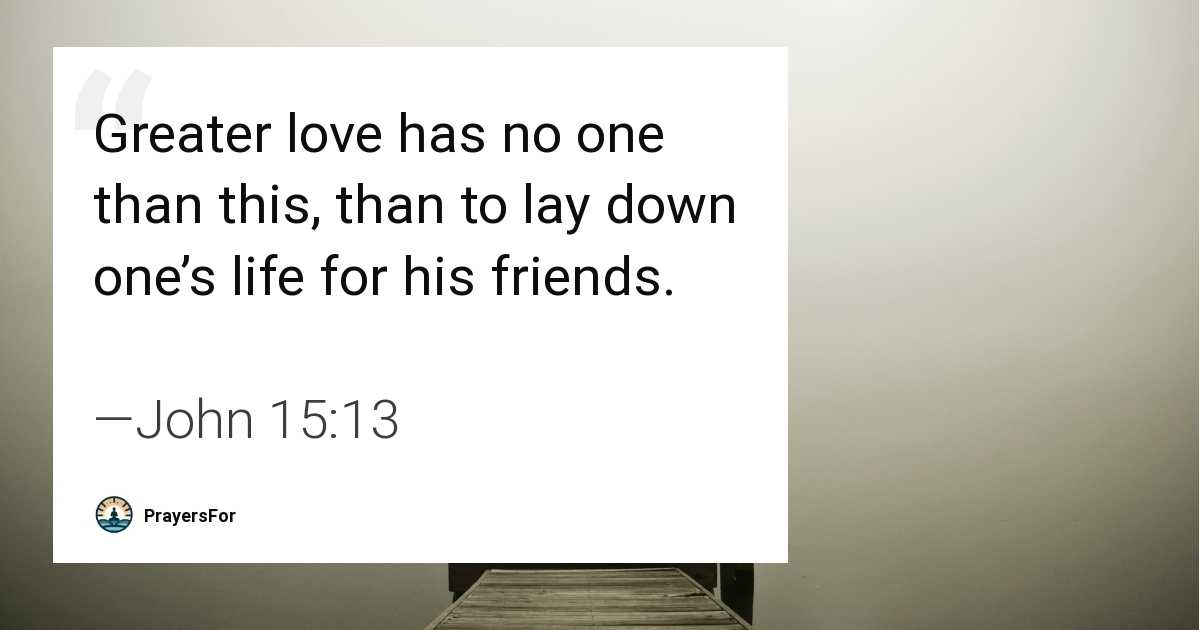 John 15:13