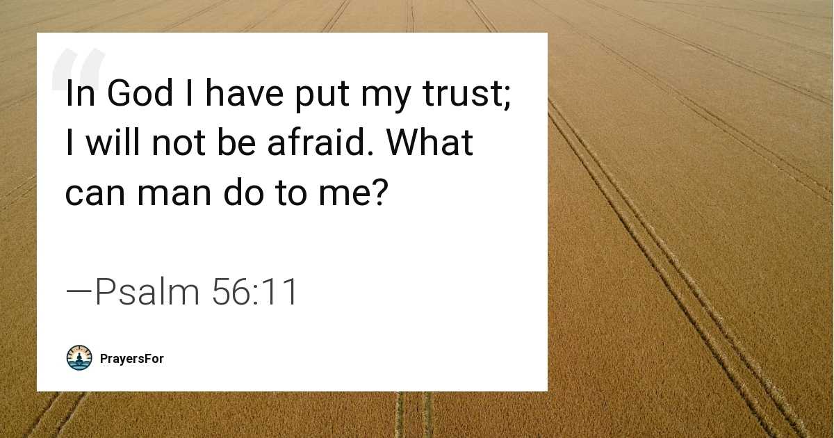 Psalm 56:11