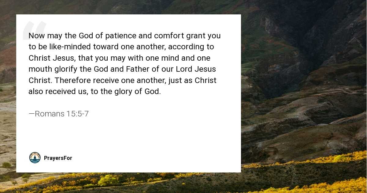 Romans 15:5-7
