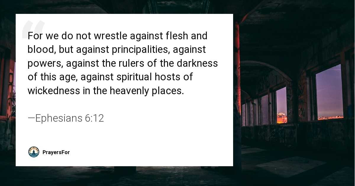 Ephesians 6:12