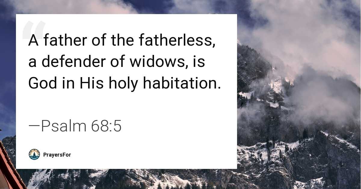 Psalm 68:5