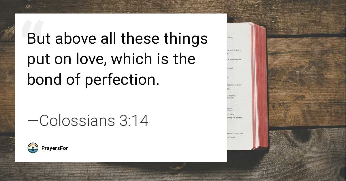 Colossians 3:14