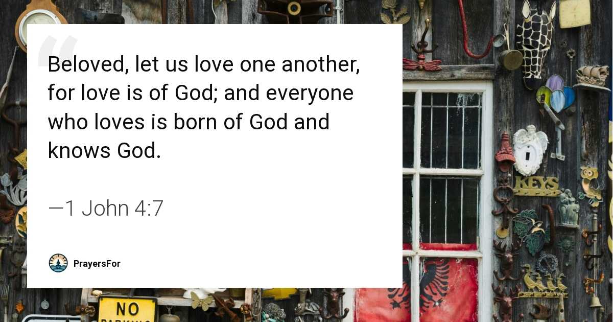 1 John 4:7
