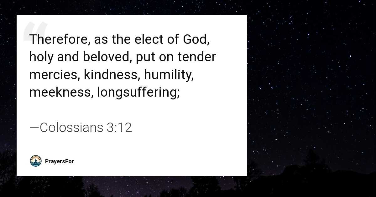Colossians 3:12