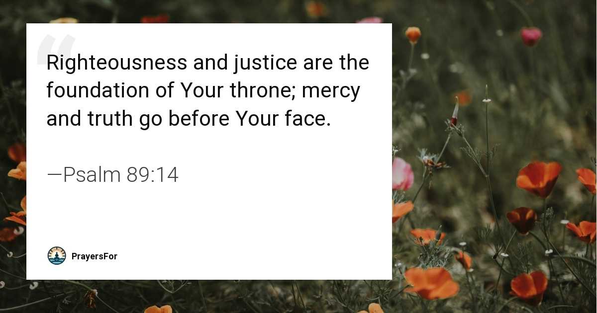 Psalm 89:14