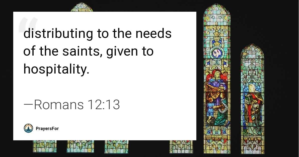 Romans 12:13