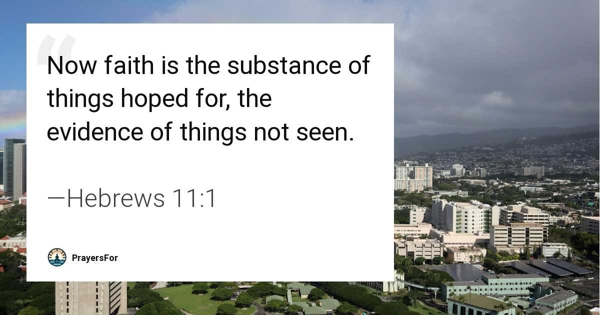 Hebrews 11:1