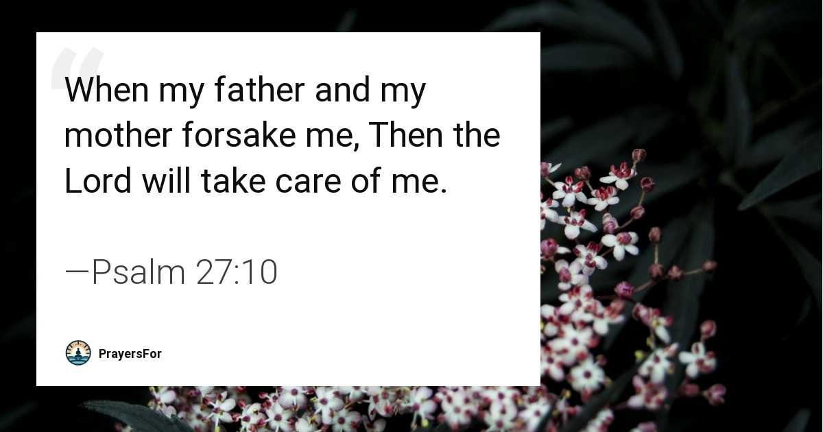 Psalm 27:10