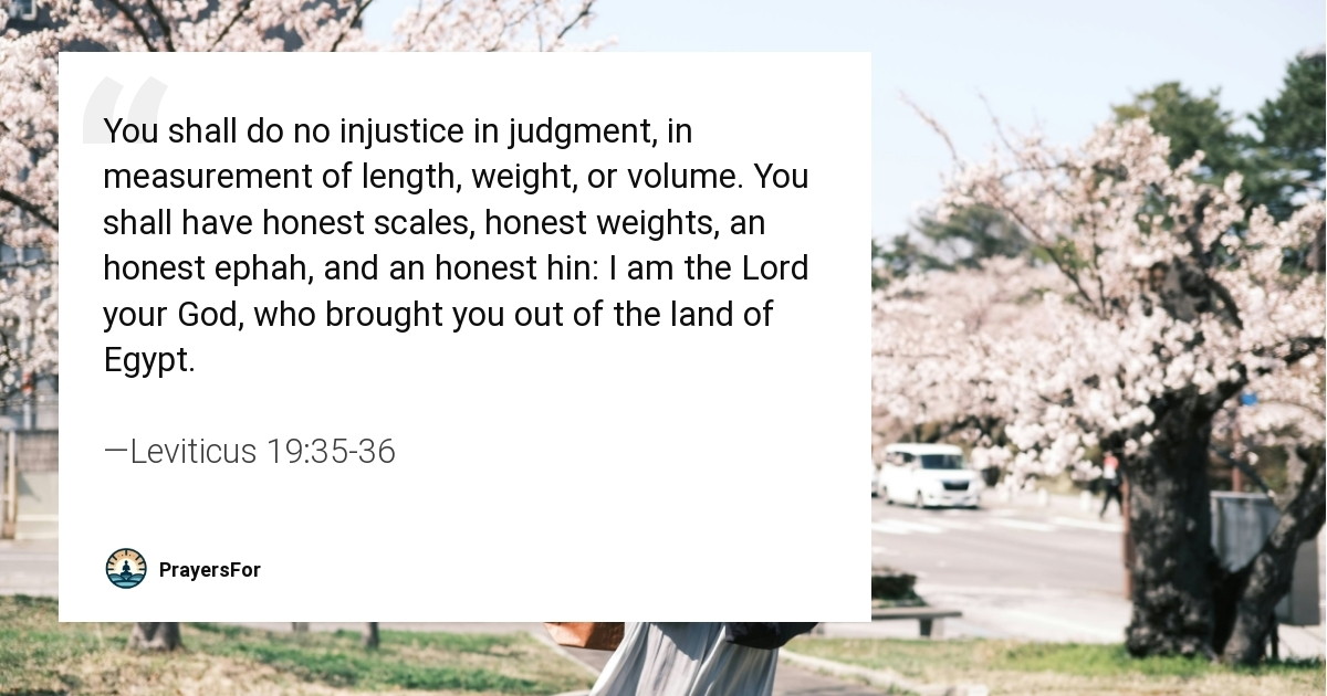 Leviticus 19:35-36