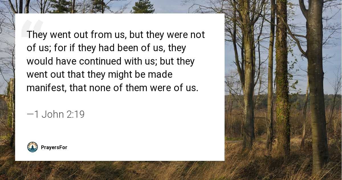 1 John 2:19