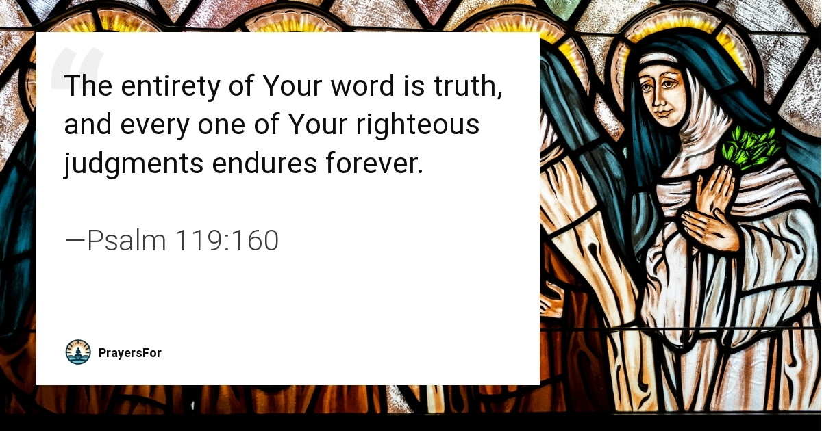 Psalm 119:160