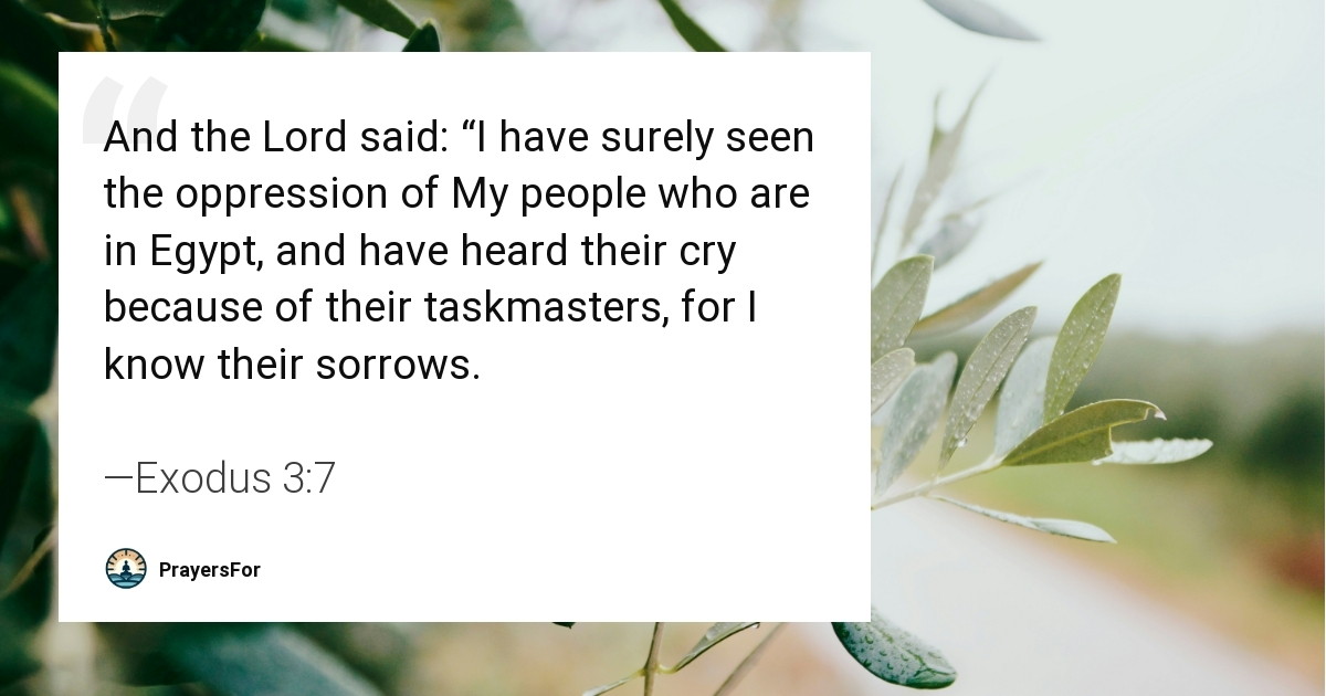 Exodus 3:7
