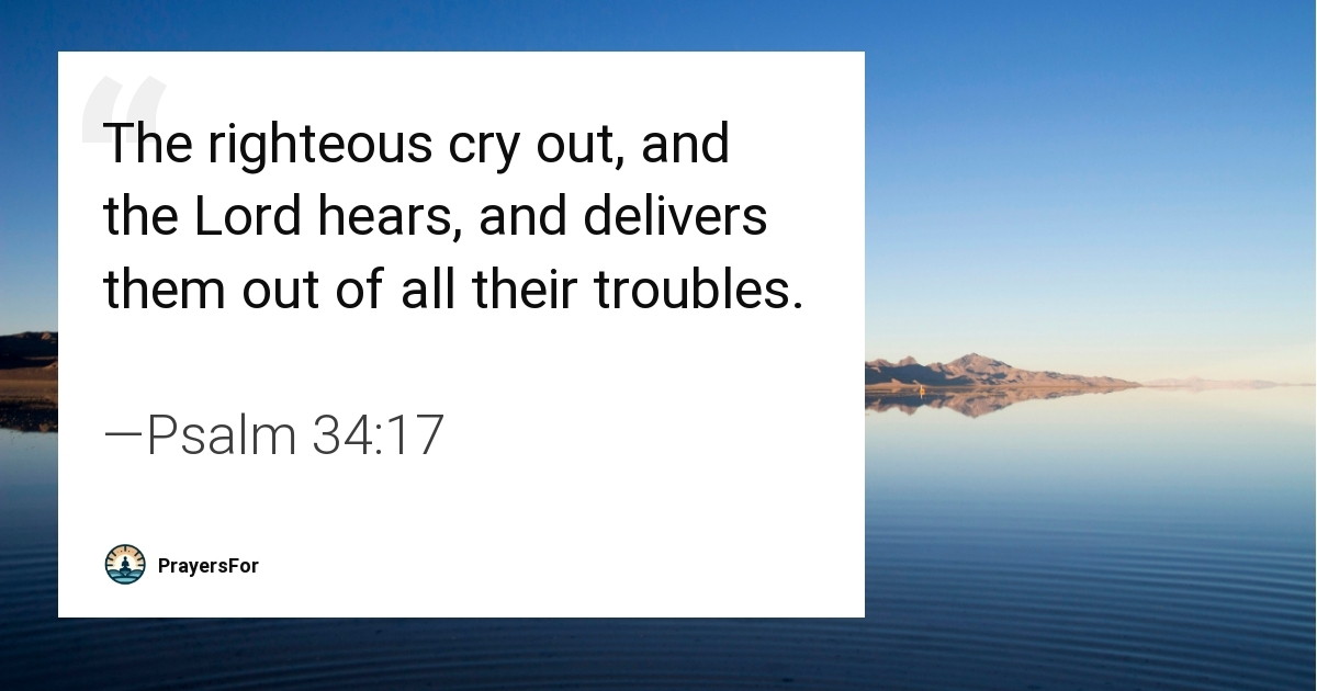 Psalm 34:17