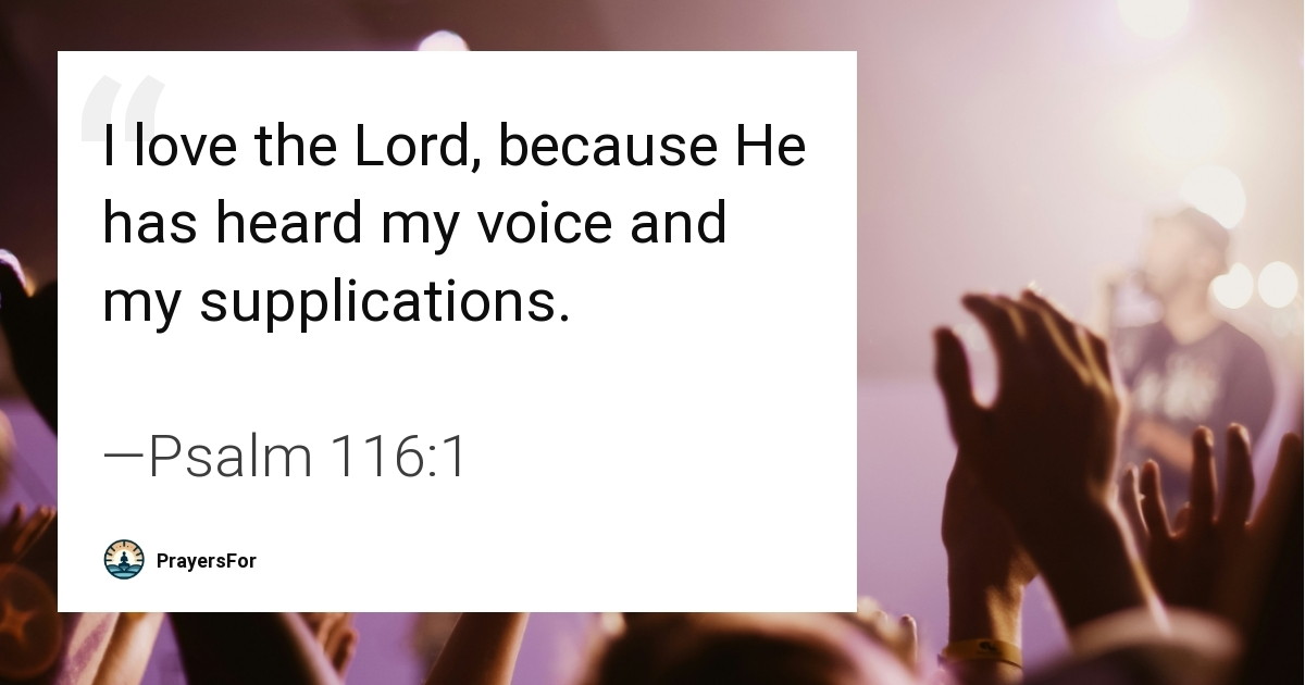 Psalm 116:1