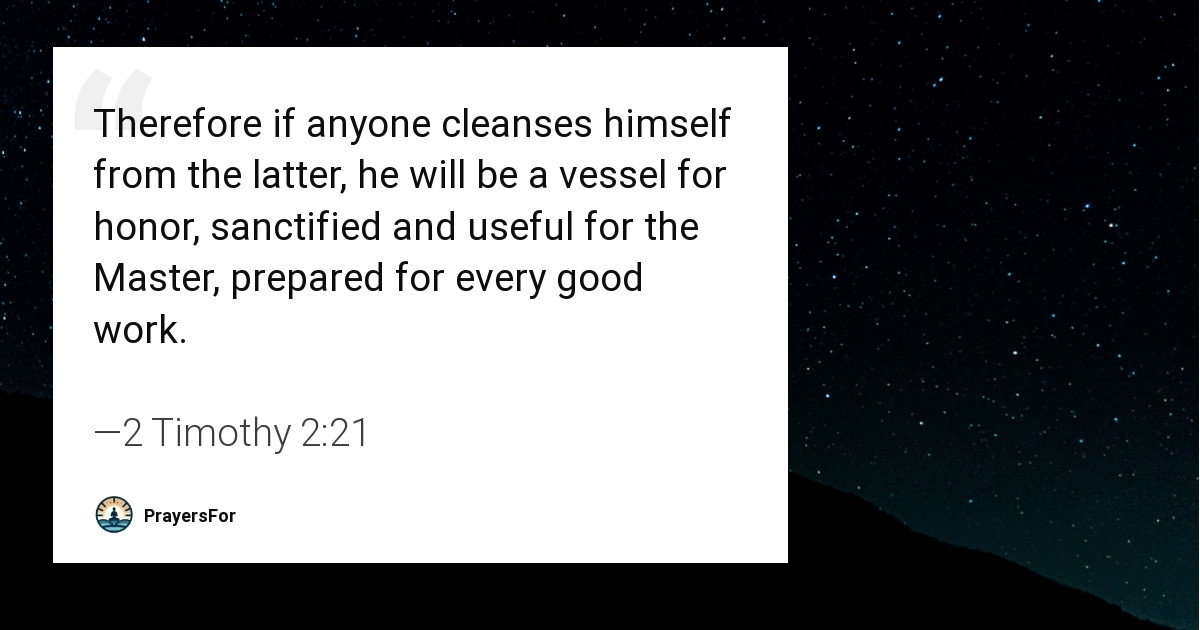 2 Timothy 2:21