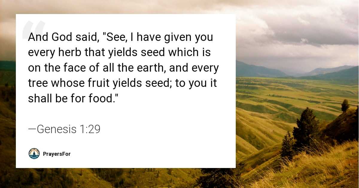 Genesis 1:29